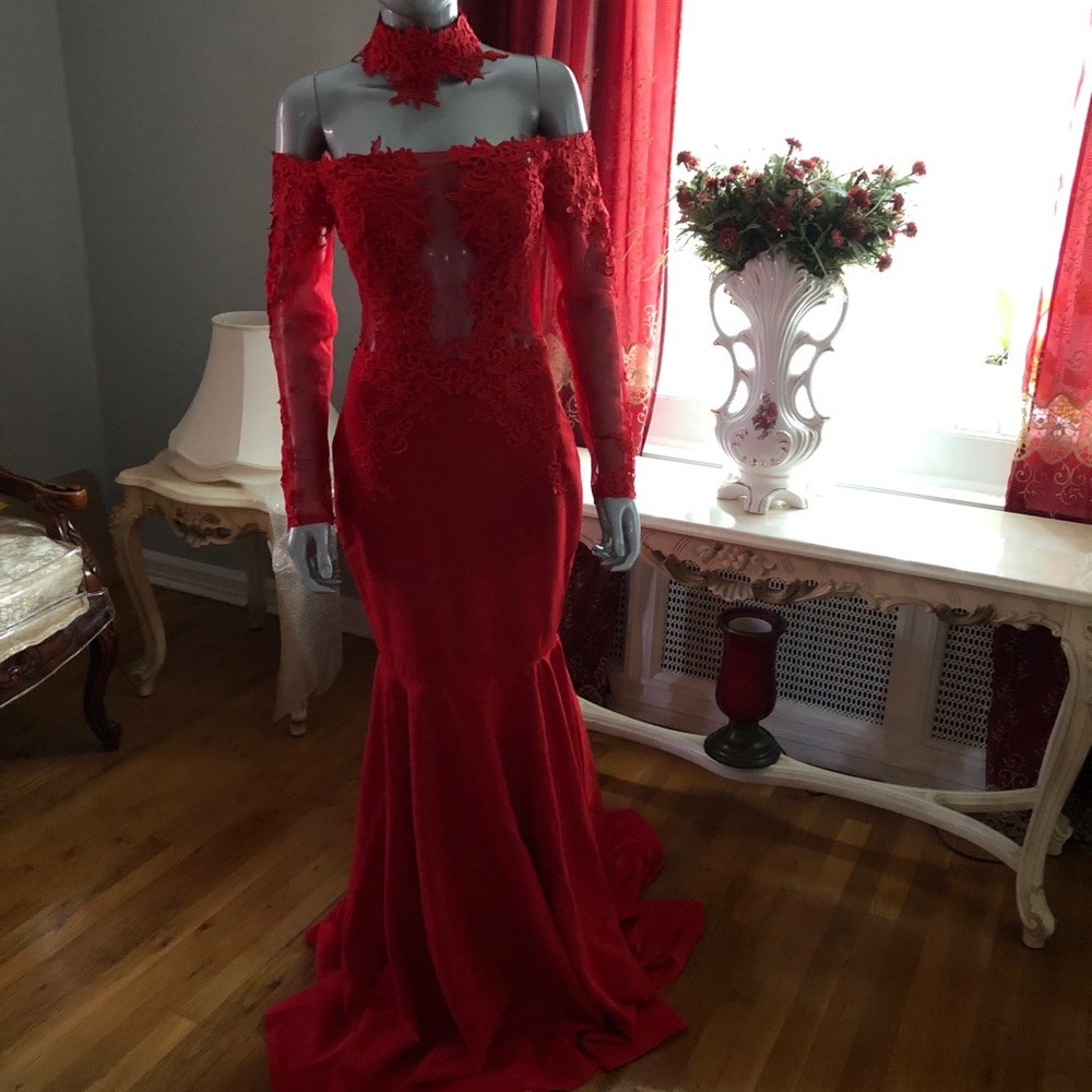 Red dress